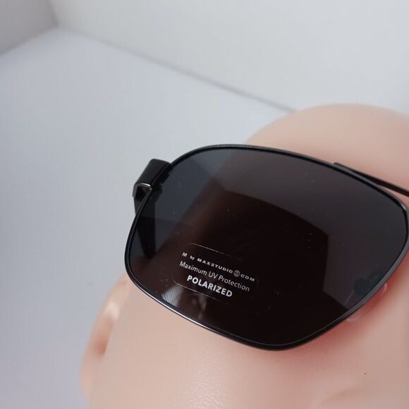 Max Studio Men Polarized Aviator Sunglasses - Picture 4 of 8